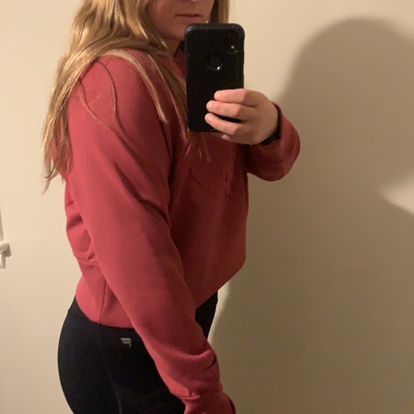 Nike Dri Fit Crew Sweatshirt Wine M - Picture 6 of 7